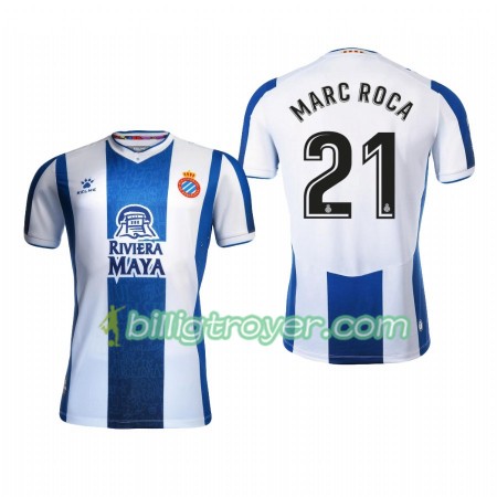 Billige Fotballdrakter RCD Espanyol Marc Roca 21 Hjemmedraktsett 2019/20 Kortermet
